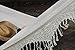 Vivere Double Deluxe Cotton Brazilian Style Hammock with Fringe - 450 lb Weight Capacity