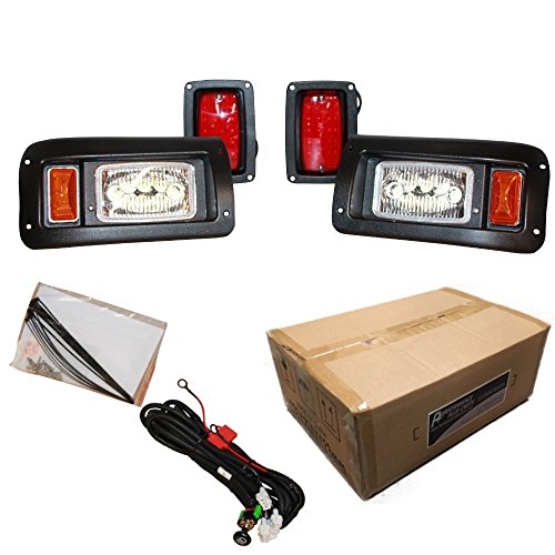 Performance Plus Carts Club Car DS Golf Cart Full LED Headlight Tail Light Kit 1993-Up