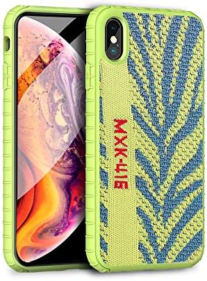 Fashion Case Yez for iPhone X/Xs, Premium Hybrid Material, Ultra Slim Sport Cover (Yellow)