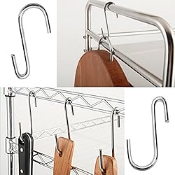 ESFUN 30 Pack Heavy Duty S Hooks Pan Pot Holder