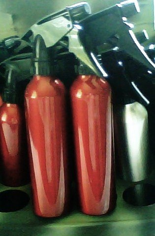 Aluminum Spray Bottle with Trigger Sprayer (1 Bottle - Assorted Colors)