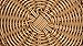 KOVOT Set of 2 Wicker Round Baskets - 10.5