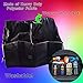 Zento Deals Black Multipurpose Foldable Vehicle Organizer