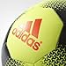 adidas Performance Ace Glider Soccer Ball, Solar Yellow/Black/Solar Red, Size 4
