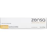 Zensa Numbing Cream 5% Lidocaine &ndash; Maximum Strength Topical Anesthetic with Vitamin E for Pain Relief from Hemorrhoids &ndash; Vegan, Cruelty-Free, Water-Based, Physiologic pH for Sensitive Skin &ndash; 30g