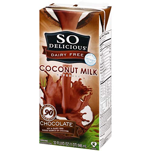 So Delicious Dairy-Free Organic Coconutmilk Beverage, Chocolate, 32 Ounce Plant-Based Vegan Dairy Alternative, Great in Smoothies Protein Shakes or Cereal - Thumbnail 6