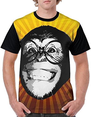 TianJunXinGuo Men's Philip Defranco 3D Printed Short Sleeve Funny Tee Shirt