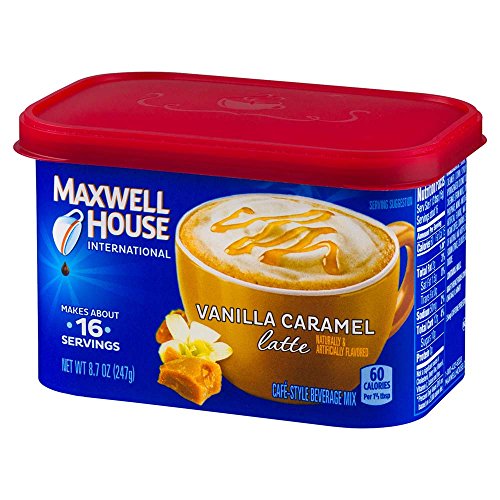Maxwell House International Cafe Flavored Instant Coffee, Vanilla