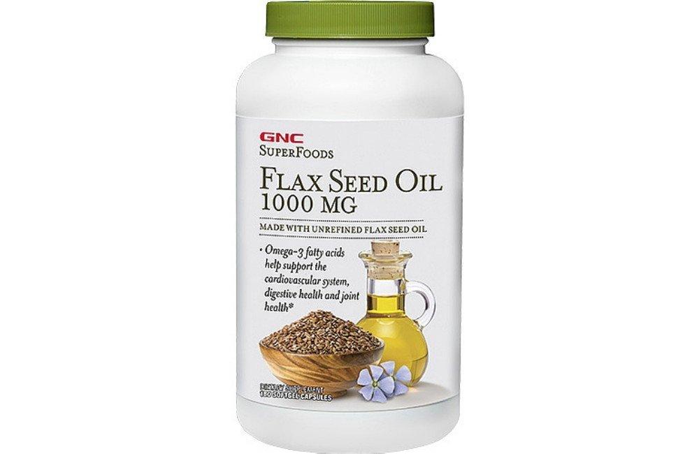 Buy GNC Natural BrandTM Flax Seed Oil 1000 180 Softgel Capsules Online