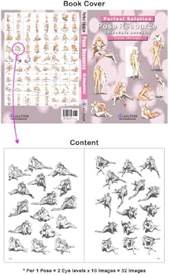 Allpose Book 13 Couple Poses A For Comic Cartoon Manga Anime Illustration Human Body Pose Drawing Techniques Allpose Book Drawing Pose Resource 24 Books Series Amazon Co Uk Allpose Books