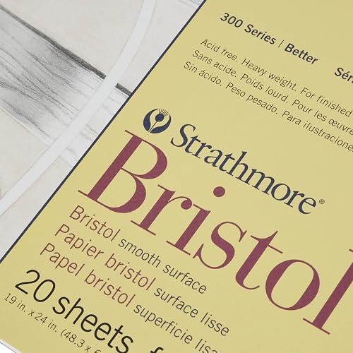 Strathmore 300 Series Bristol Smooth Pad, 19