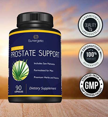 Premium Prostate Supplement – Powerful Prostate Support Capsules – Includes Saw Palmetto Extract & 30 Herbs for Prostate Health Support – 90 Capsules
