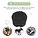 Petacc Dog Boots Water Resistant Dog Shoes for Large Dogs and Black Labrador 4 Pcs Size 7, Black