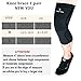 New You Knee Brace - Knee Support - for Running, Basketball, Sports - Knee Sleeves for Pain Relief, Arthritis Relief - for Women and Men, 1 Pair (Black, Large)
