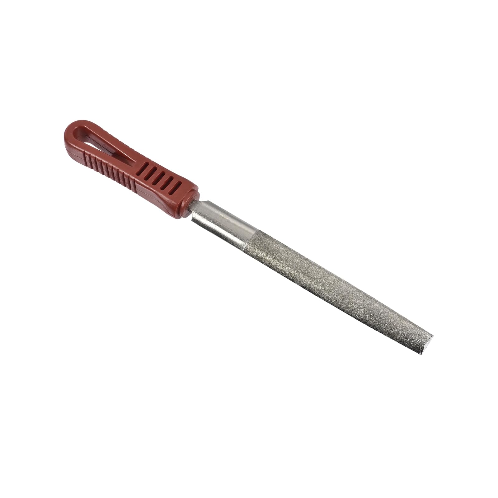 CoCud Diamond File, 6" File Length 10" Total Length, Diamond Coated Half Round Sharpening File - (Applications: for Models Grinding)