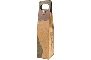 Single Bottle Wine Tote, Reusable Leather Wine Bag Tote, Single Bottle Wine Tote Bag, Crocodile Grain Wine Gift Bag for Picni