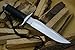Knife King Handmade D2 Steel Hunting Knife with Leather Sheath - 12