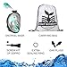 180° Panoramic View Snorkel Mask Full Face Scuba, Dive and Swim Set for Youth Adult Women Men | Easier Breath with Dry Anti-Fog Anti-Leak for Travel Beach Sea Underwater Swimming Pool