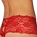 LoveFifi Women's Hip -Hugging Split Personality Crotchless Panty