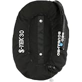 SCUBAPRO S-Tek Donut Wing for Technical Scuba Diving, Includes Inflator Hose and K-Style BPI