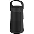 Silicone Case Compatible with Bose SoundLink Revolve/Bose SoundLink Revolve (Series II), TXEsign Travel Carrying Case with Handle Cover Protective Pouch (Black)
