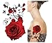 Supperb® Mix Flower Temporary Tattoos / 6-pack multi-colored