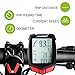 Wireless Bicycle Computer Waterproof Bike Speedometer Cycling Odometer Fineed LCD Backlight Multi Functions