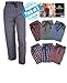 Andrew Scott Men's 3 Pack Fancy Lounge Sleep Pants (X-Large, Assorted Patterns)