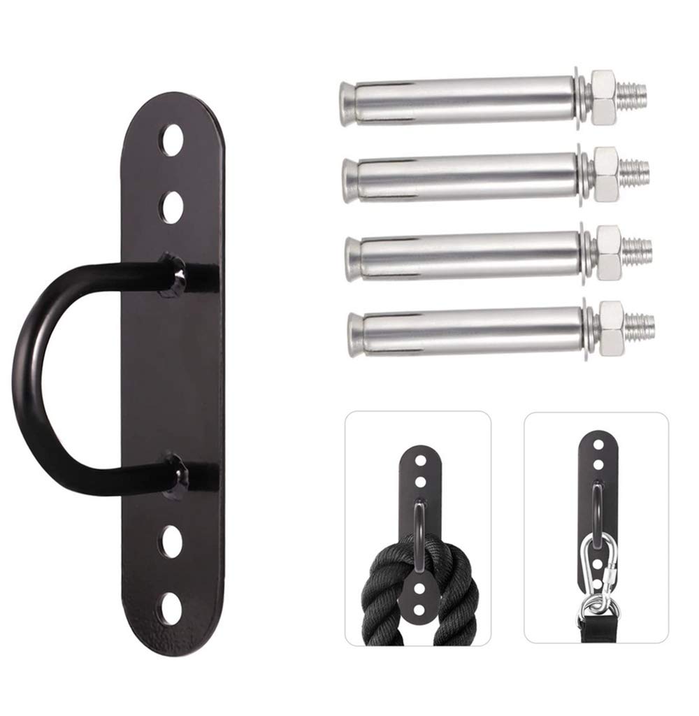 Luckynono Battle Ropes Anchor Resistance Trainer Wall &Ceiling Anchor Bracket Suspension Strap Bracket Wall Anchor Point for Strength Training Systems, Yoga Swings Hammocks, punching bag