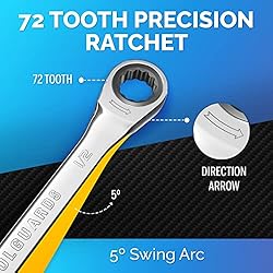 TOOLGUARDS 1-2-ratchet wrench combination box end