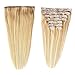 Dark Auburn Clip in Hair Extensions Full Head, Re4U 14