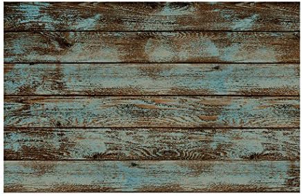 AmbesonLovers 3D Print Aquarium Background Fish Tank Backdrop Decorations Static Cling Decals Wallpaper Sticker Poster, Easy to Apply and Remove Rustic Old Barn Wood Pattern,
