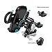 IPOW Universal Car Vent Phone Mount Stable Holder with Kickstand and Firm Fit Metal Spring-Loaded Lever Hook & One Button Released Clamp Compatible with iPhone X 8Plus 7Plus Galaxy S9 Note8