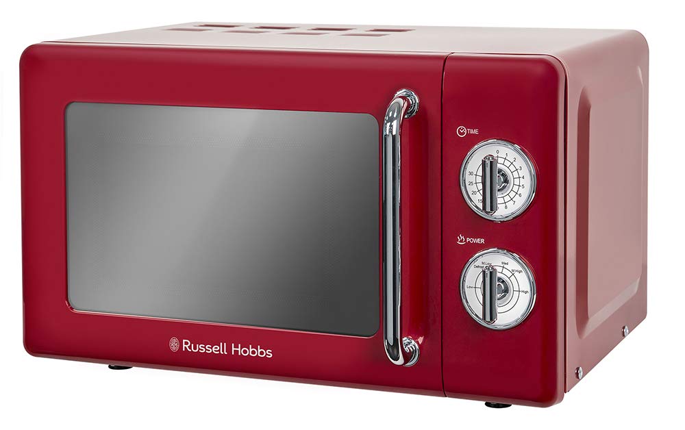 Russell Hobbs microondas simple de 17 litros, retro, RHRETMM705R ...