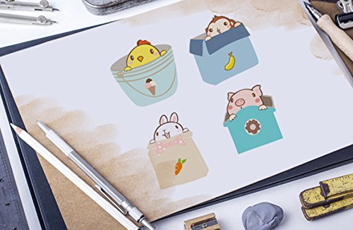Cute Animal Secretly To See The World Cartoon Succulent Vase Flower Pots Personalized Office House Balcony Landscape Creative Decorative Flower Pots (Cat) - Thumbnail 7