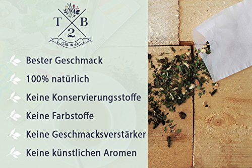 Nana-Minze BIO-Tee geschnitten in Bio-Qualität mit loser Nanaminze (Spearmint, marokkanische Minze),100g | Tea2Be – Bild 4