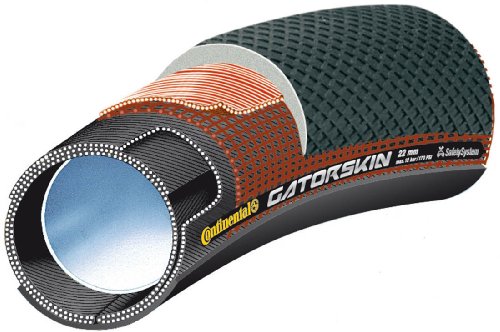 UPC 051342098439, Continental Sprinter GatorSkin Tubular Road Bicycle Tire (28x22, Tubular, Black)