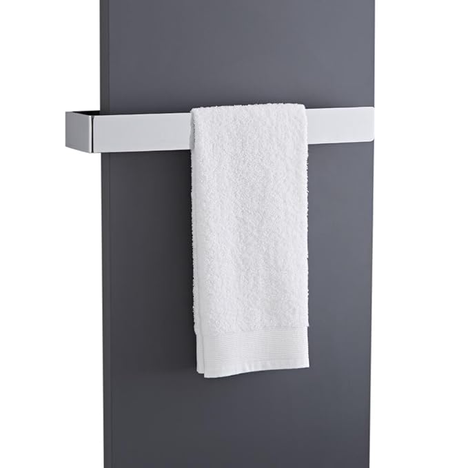 Milano Wall Mounted Towel Rail for Vertical Radiators Steel