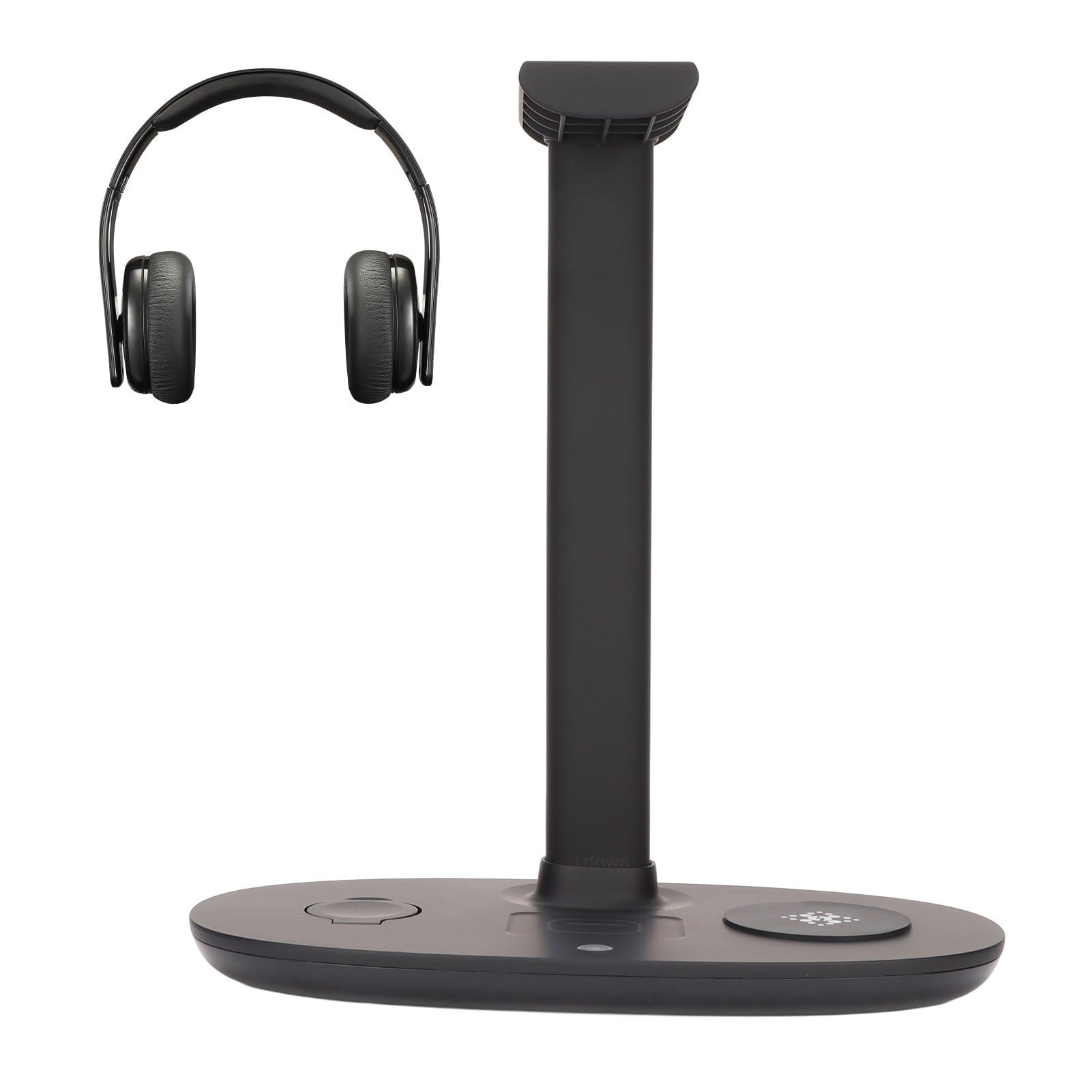 4 in 1 Wireless Charger Headphone Stand QI 15W Fast Charge Detachable Stylish Appearance Headphone Charging Hanger
