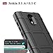 Sucnakp for Nokia 3.1A Case,Nokia 3.1C Case, Heavy Duty Shock Absorption Phone Cases Impact Resistant Protective Cover for Nokia 3.1 A Case,Nokia 3.1 C Case（New Black）