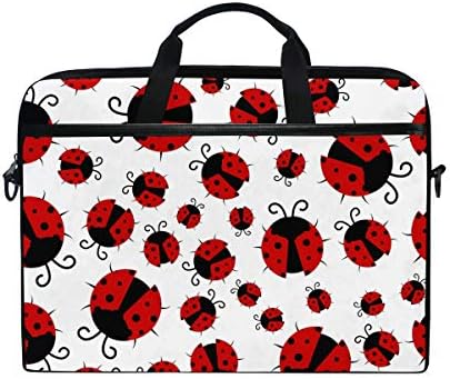 TFONE Cute Animal Ladybug Laptop Bag Case Sleeve Briefcase Waterproof Shoulder with Strap for Ultrabook Notebook 13 Inch-14.5 Inch