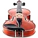 ADM 1/2 Half Size Handcrafted Solid Wood Student Acoustic Violin Starter Kits(Hard Case, Rosin, Shoulder Rest, Tuner, Violin Bow, Fingerboard Sticker), Red Brown