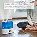 Eufy Humos Air 1.1, Ultrasonic Cool Mist Humidifier with Auto Humidity Control, Ultra-Quiet Operation, 1.1 Gallon / 4 Liter Capacity, Up to 26 Hours of Use, Auto Shut-Off, and Aromatherapy Diffuser