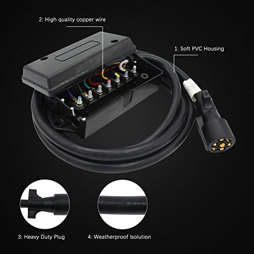 6 Way+Trailer+Cord+Gang+Junction