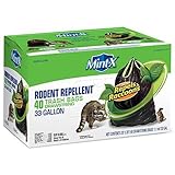 MINT X Mint-X 40 Count 33 Gallon Rodent Repellent Trash Bags