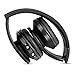 FX-Viktaria Dual Mode Wireless Headset, On Ear Headphone Foldable,Stereo Headset Lightweight Design, Soft, Compatible with iPods, iPhones, iPads, Smartphones, Tablets, PC and Laptops-Blackthumb 2