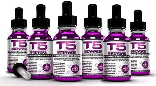 Biogen Health Science x6 T5 Raspberry Ketones Extract : Extra Strong T5 Fat Burners &amp; Pure Raspberry Ketone Blend (6 Month Supply) by Biogen Health Science