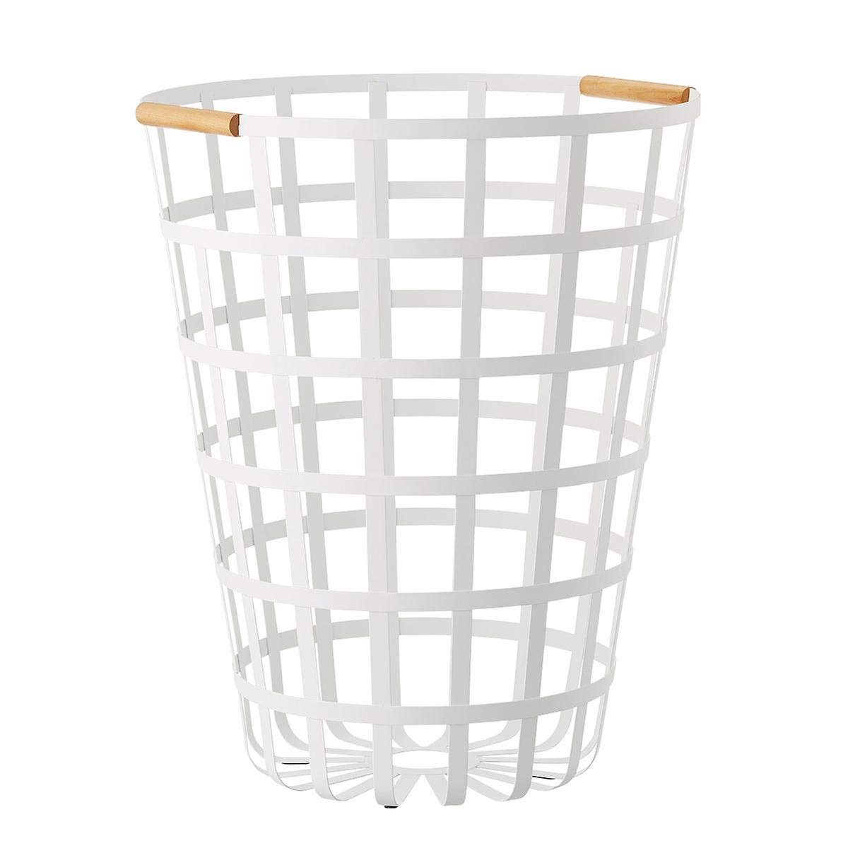 Indian Decor Metal Laundry Basket Laundry Bin White Standard Size Amazon In Home Kitchen