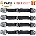 Anti Tip Furniture - TV Safety Straps (4 Pack) NEW UPDATE 2018 All Metal Parts Strong Mounting Hardware | Safety Stud Finder Locks-In Heavy Objects for Instant Earthquake | Child, Baby Proofing