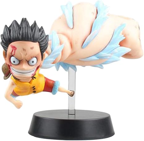 Amazon Co Jp アニメ銅像15cmワンピースビッグハンドモンキー D ルフィギアサードフィギュアグッズモデル Qingqiao ホーム キッチン